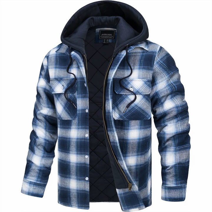 Bart-Jan™ Veste à Carreaux Classique pour un Style Élégant et Confortable