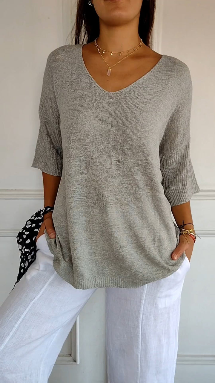 Women’s ¾-Sleeve V-Neck T-Shirt